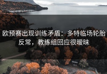 欧预赛出现训练矛盾：多特临场轮胎反常，教练组回应很暧昧