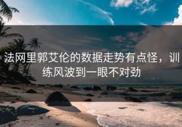 法网里郭艾伦的数据走势有点怪，训练风波到一眼不对劲