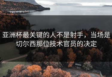 亚洲杯最关键的人不是射手，当场是切尔西那位技术官员的决定